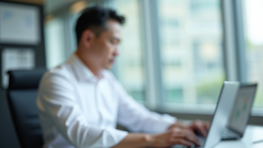 Close-up of business professional analyzing financial data on computer screen showing market charts and statistics