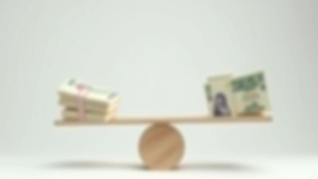 Supply and demand balance scales showing capital inflows and outflows affecting currency valuation