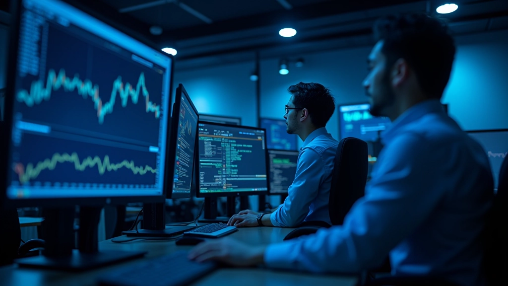 Financial analysis workspace showing currency trading data and charts