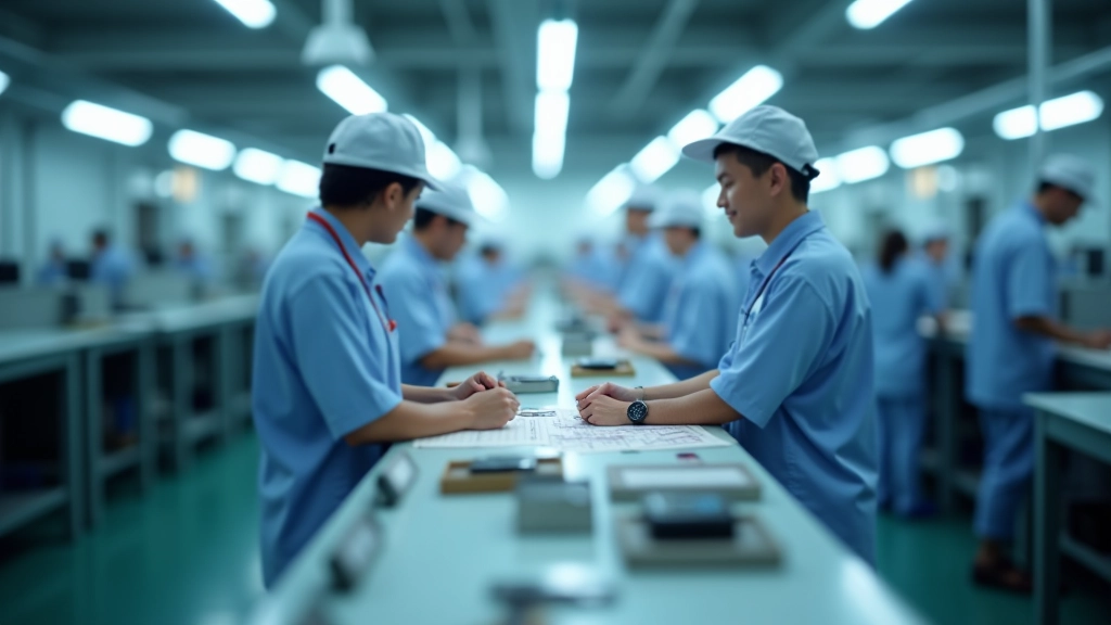 Manufacturing facility producing goods for export showing Malaysian industrial competitiveness