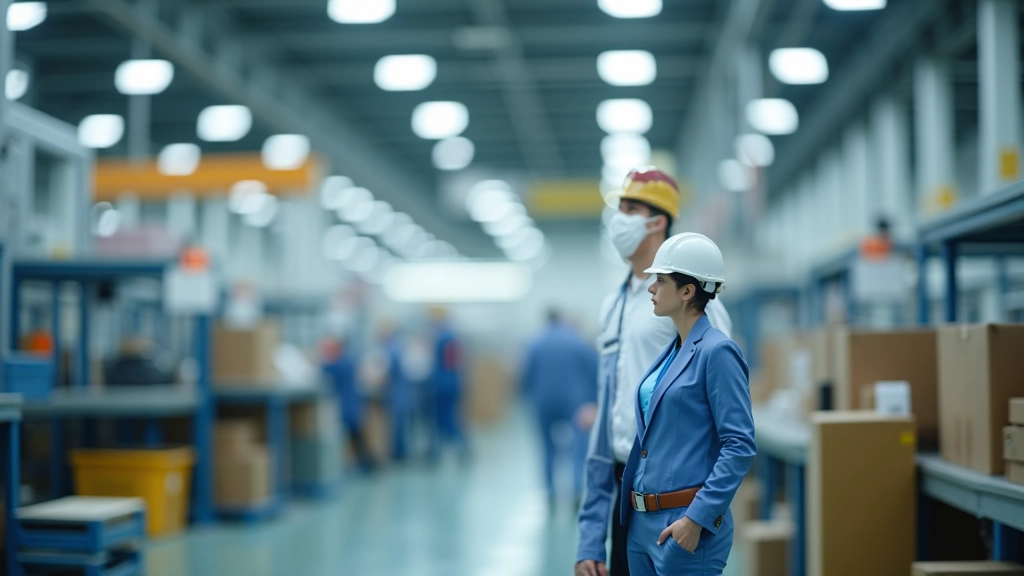 Modern manufacturing facility with industrial equipment representing Malaysia's export-oriented economy